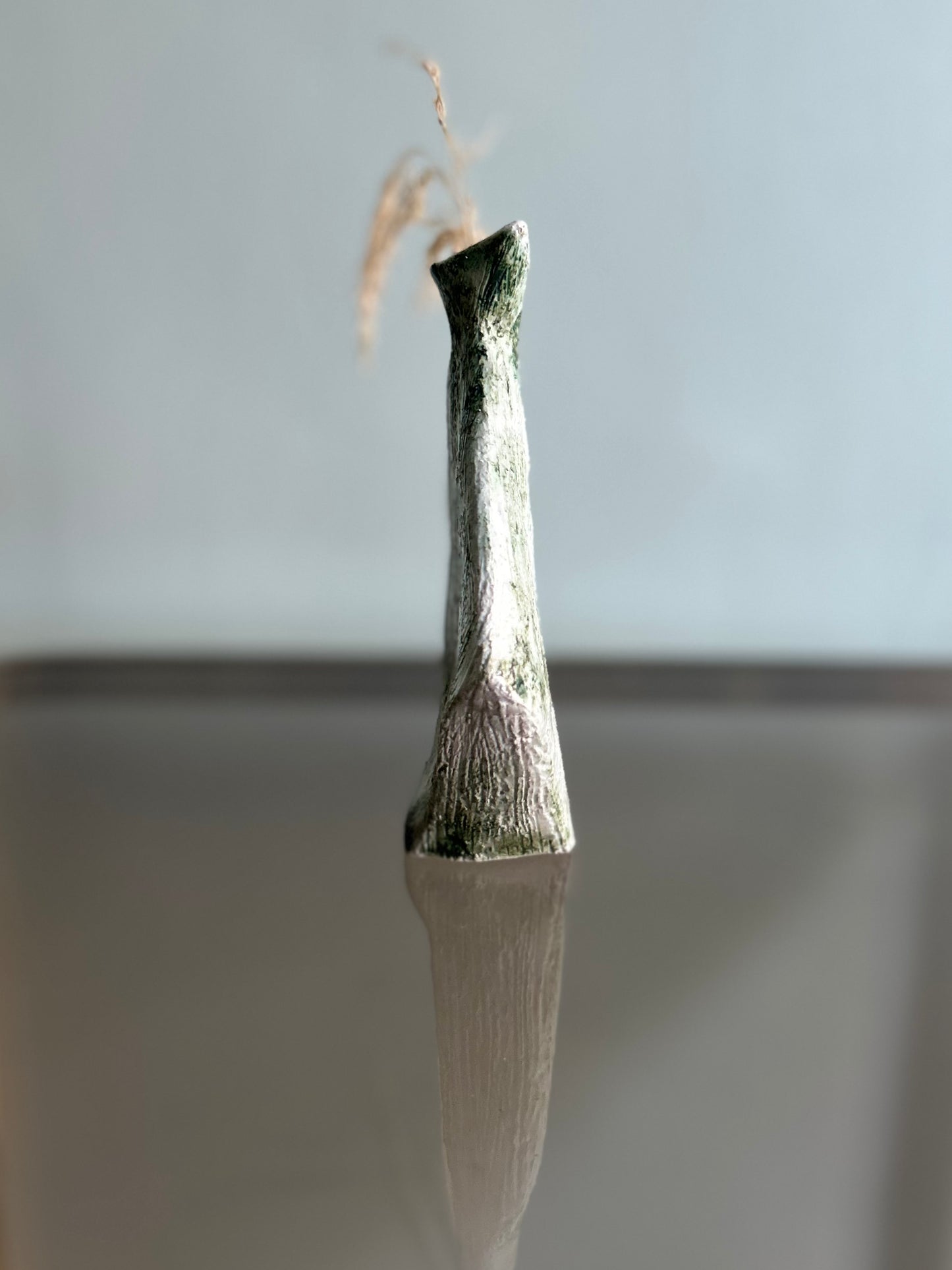 Vaso rombo verde muschio