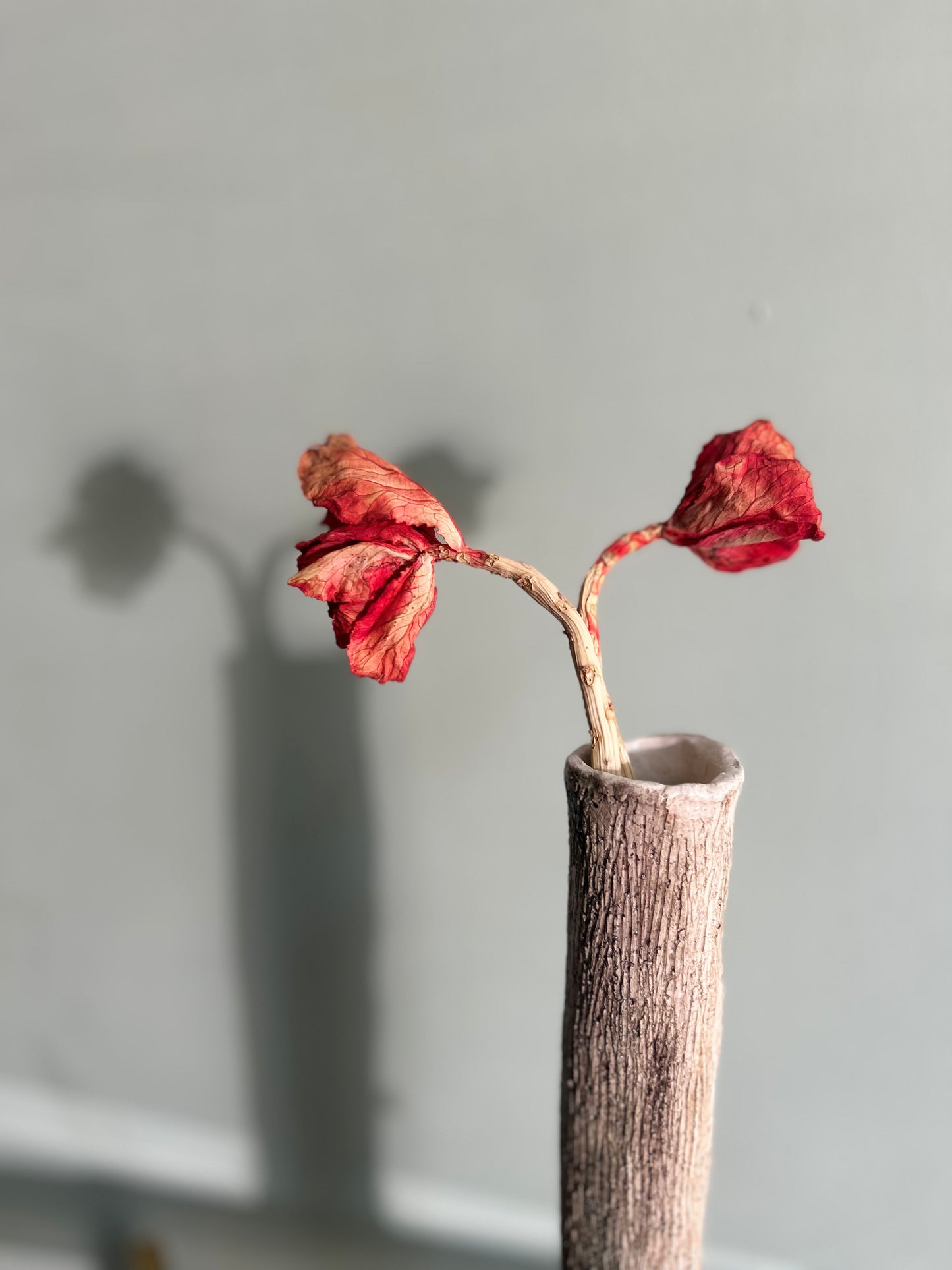 Vaso porta fiore sabbiato